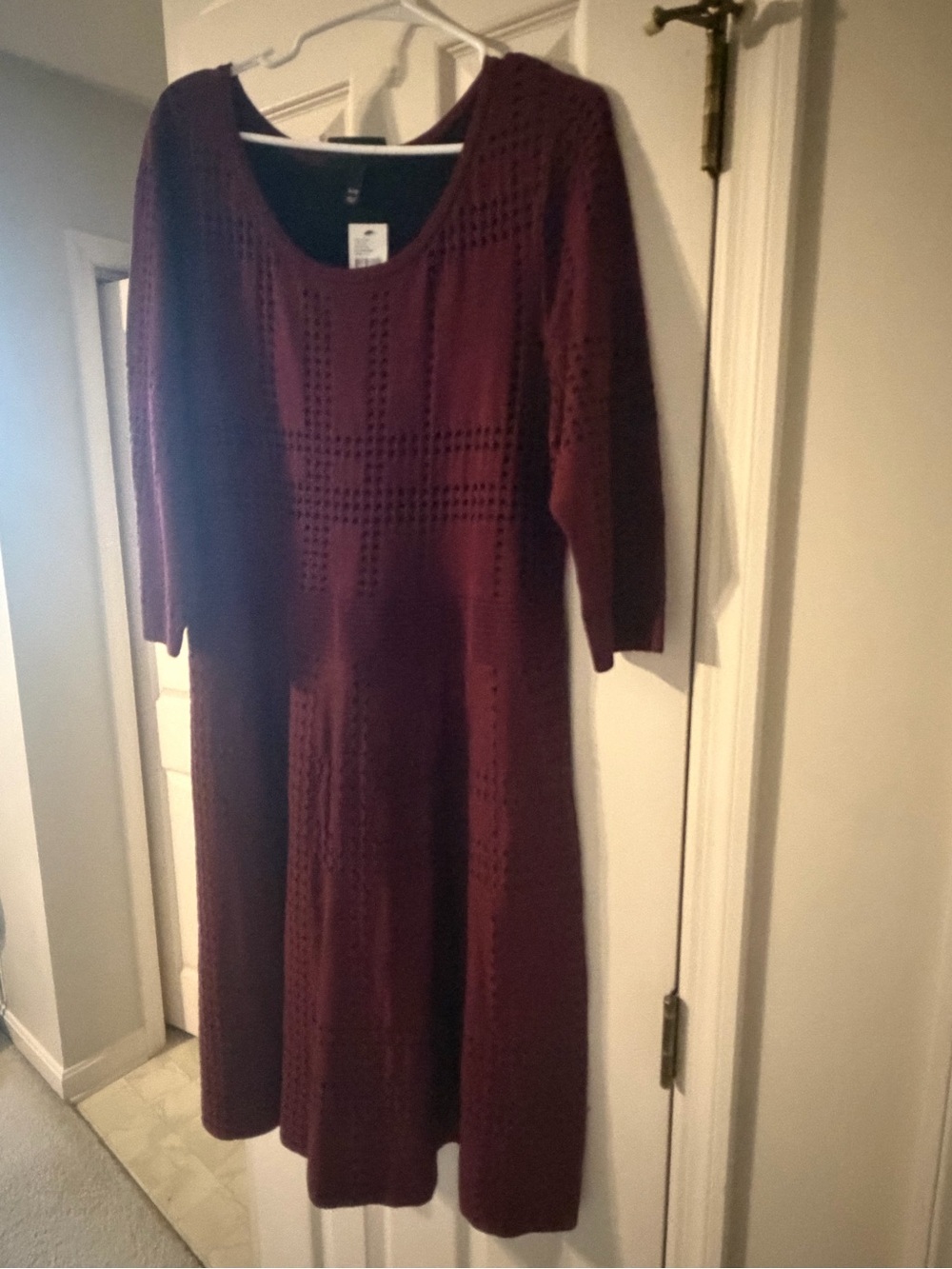 Lane Bryant Elegant Burgundy/Maroon Dress